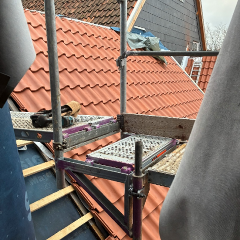 Dacheindeckung Mittelhäuser, Vorderhaus